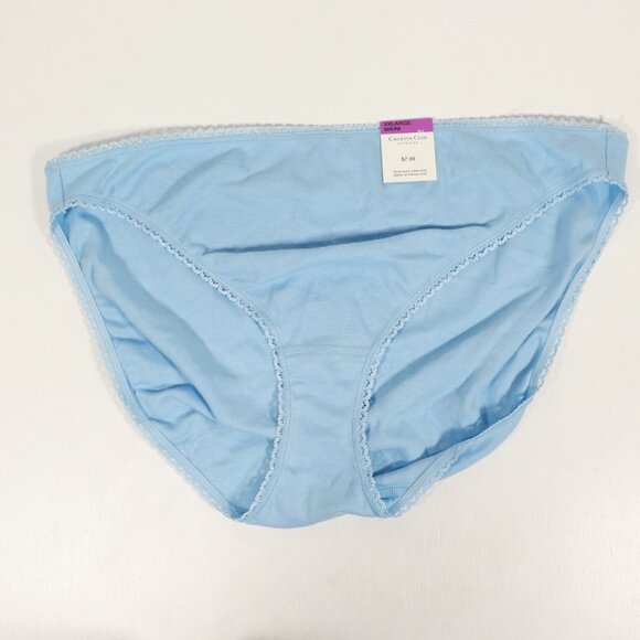 NWT Charter Club Bikini Panty Size XL in Light Blue - Picture 9 of 9